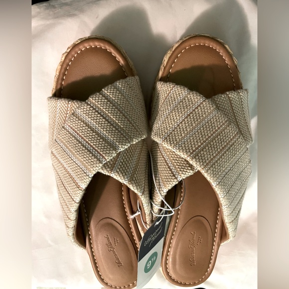 Sz 91/2 Universal Thread Desi Wedge Heels memory foam women Universal thread - Picture 7 of 8